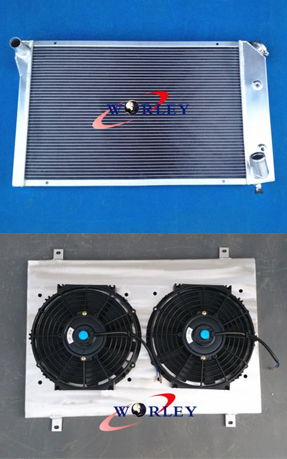 3 Row Aluminum Radiator Shroud Fan for Chevy Corvette C3 (1977–1982)