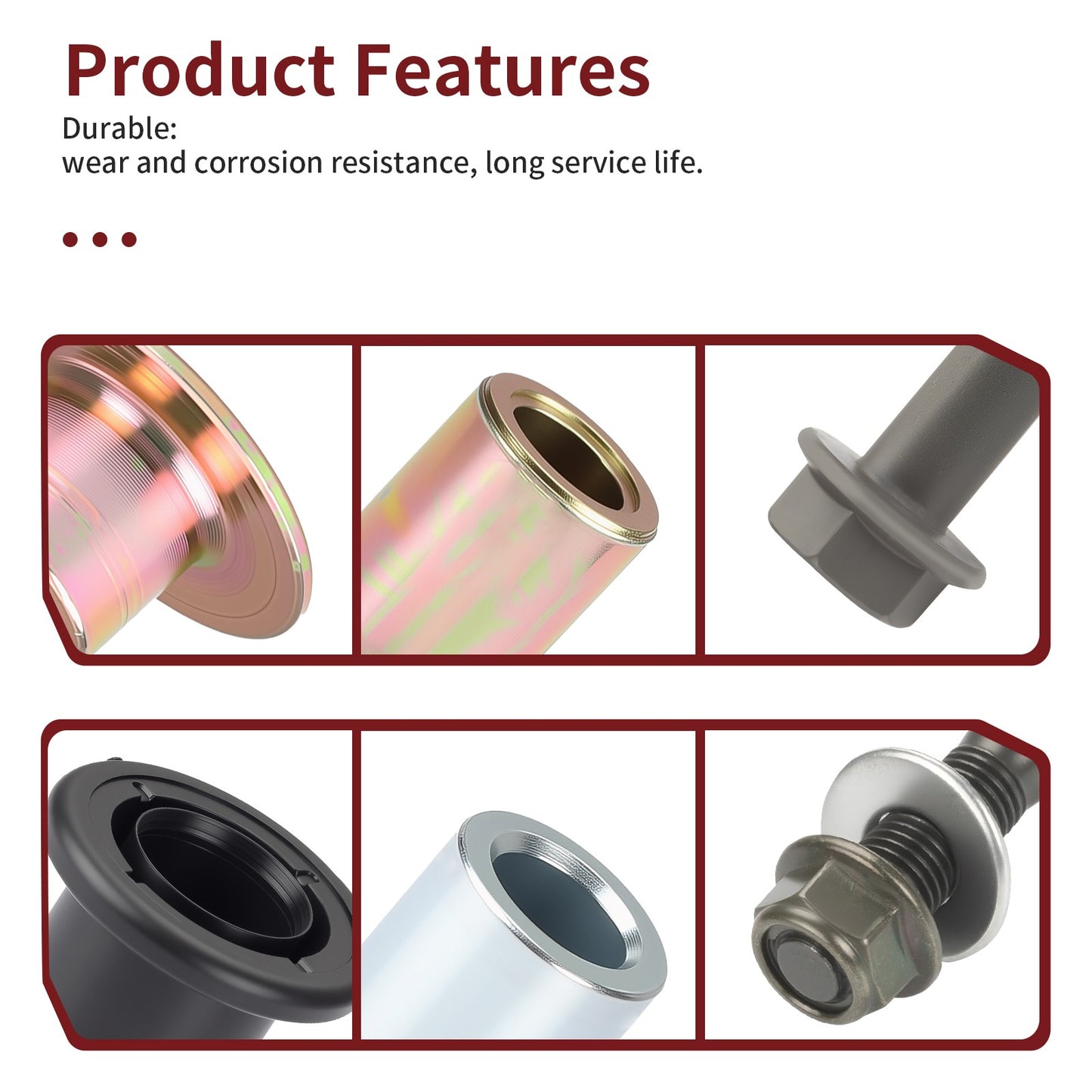 A-Arm Bushing Bolt Kit for Polaris RZR S 800 (2009–2014)