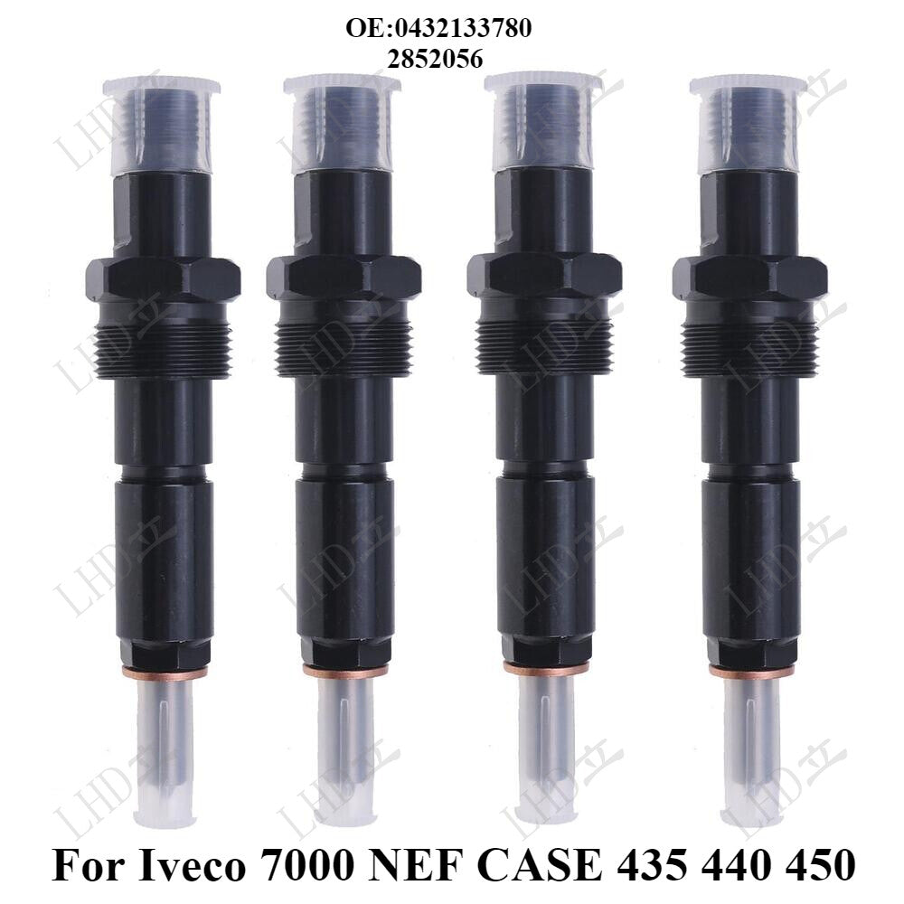 Set of 4 Fuel Injectors for Iveco 7000 NEF (2000–2023)