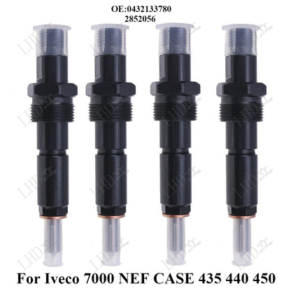 Set of 4 Fuel Injectors for Iveco 7000 NEF (2000–2023)
