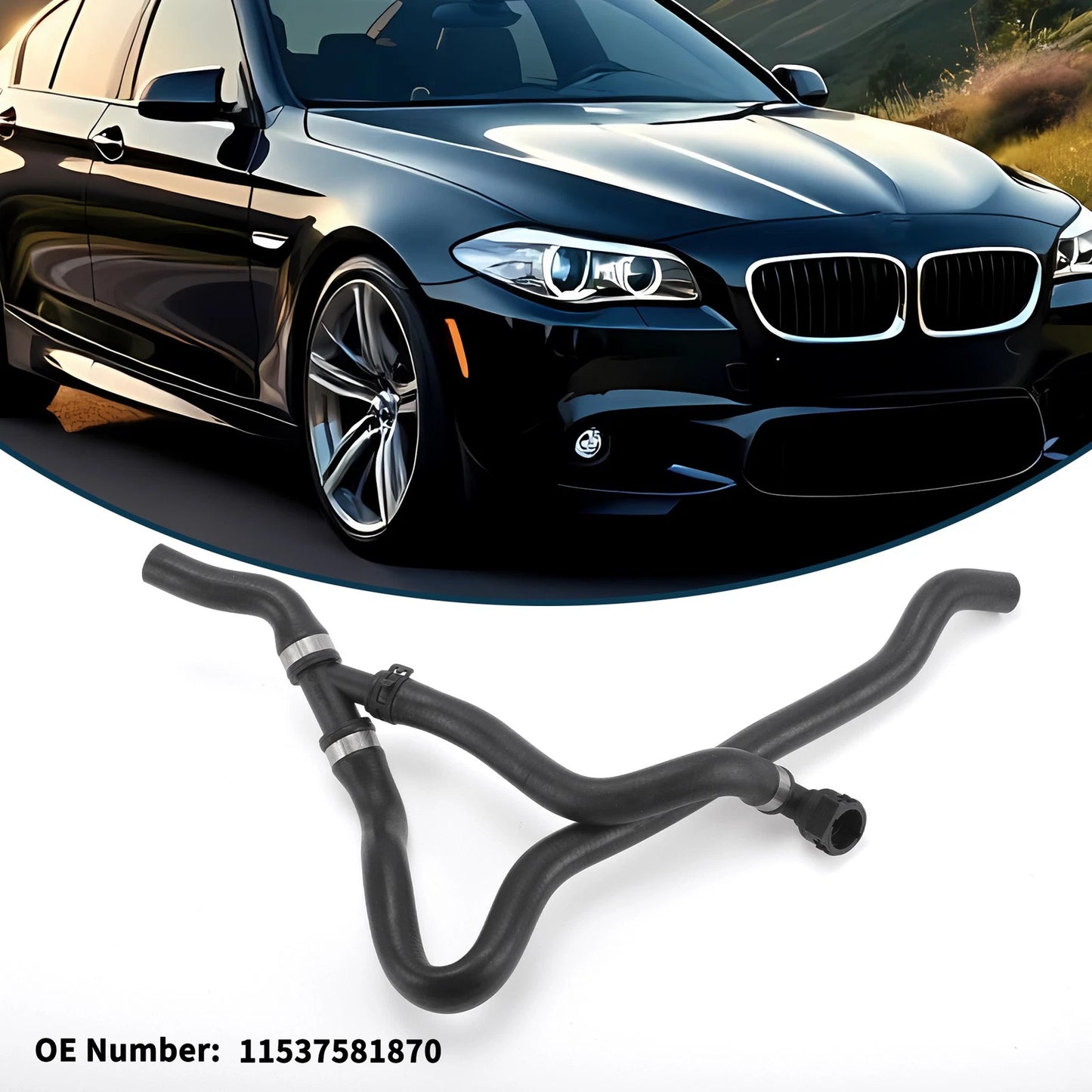 Radiator Hose No. 11537581870 for BMW 523i 528i 530i