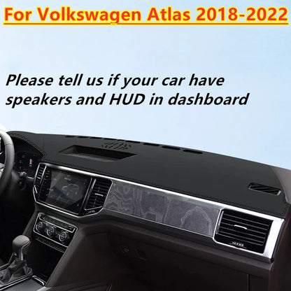 Dashboard Cover PU Leather for Volkswagen Atlas (2018–2022)