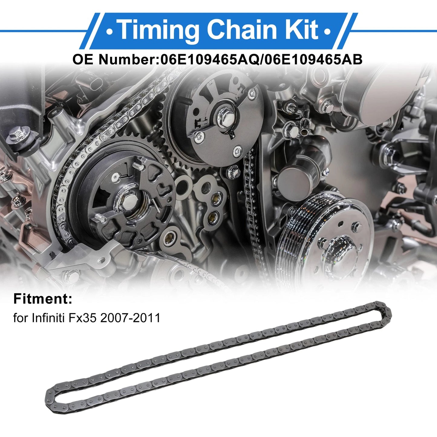 Timing Chain Kit for Audi A6 (2007–2011) No. 06E109465AQ/06E109465AB