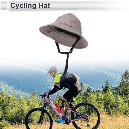 Breathable Sun-proof Cycling Hat - Light Gray (14.57"x10.63") - 1 Pcs