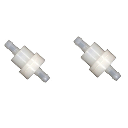 2X In-Line Fuel Filters for Yamaha (1985–2008)