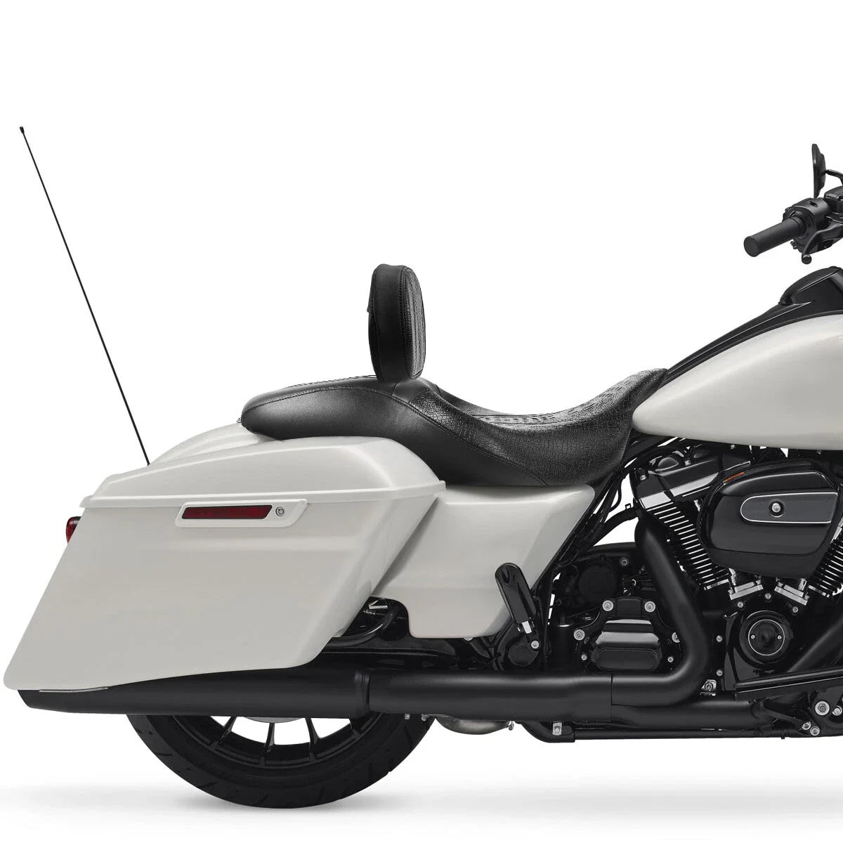 Black Driver Passenger Seat & Backrest for Harley Electra Glide (2009-2023)