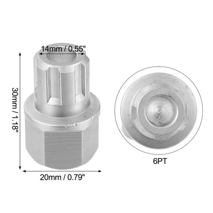 Anti Theft Wheel Lock Key Lug Nut Screw Removal for VW Audi (51/6PT)
