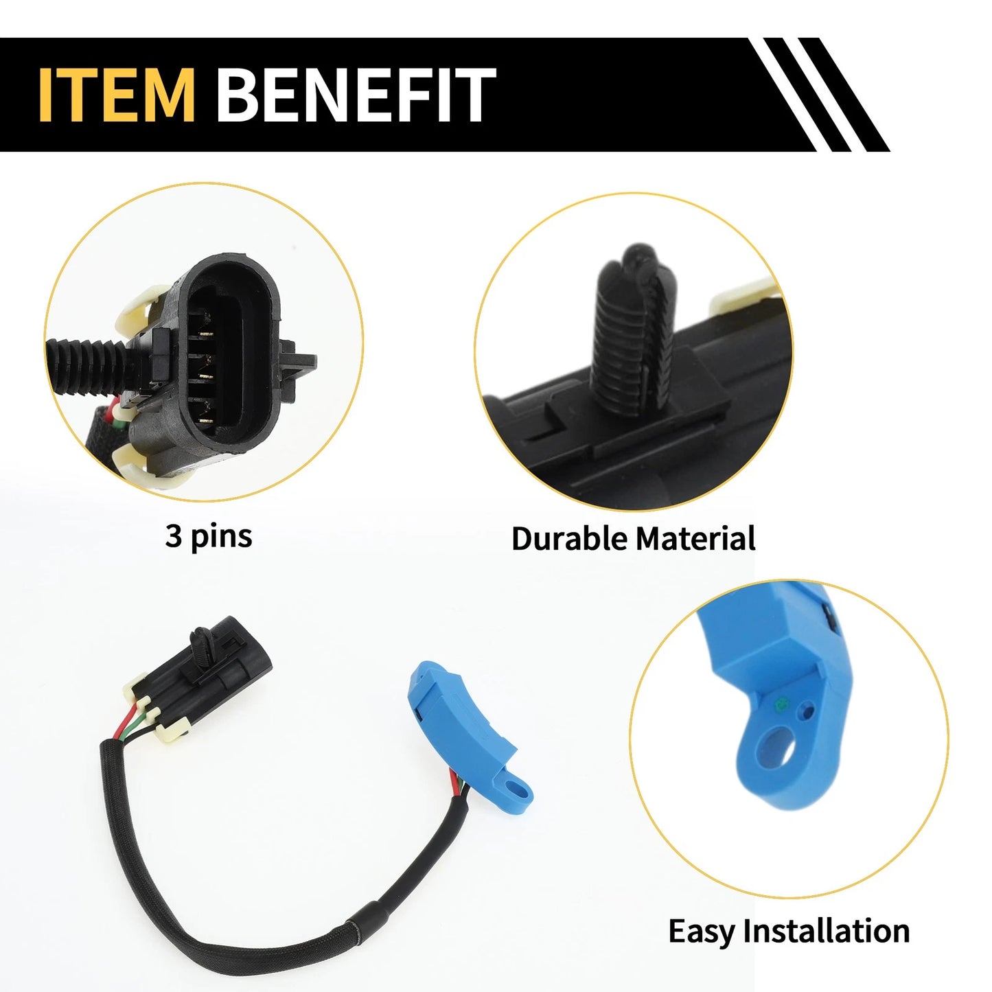 Crankshaft Position Sensor for Chevrolet Malibu 3.1 (1997–2003) No. 10231684