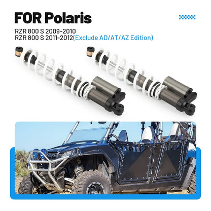 Front Air Shocks Absorbers 2pcs/set for Polaris RZR 800 S (2009–2012)