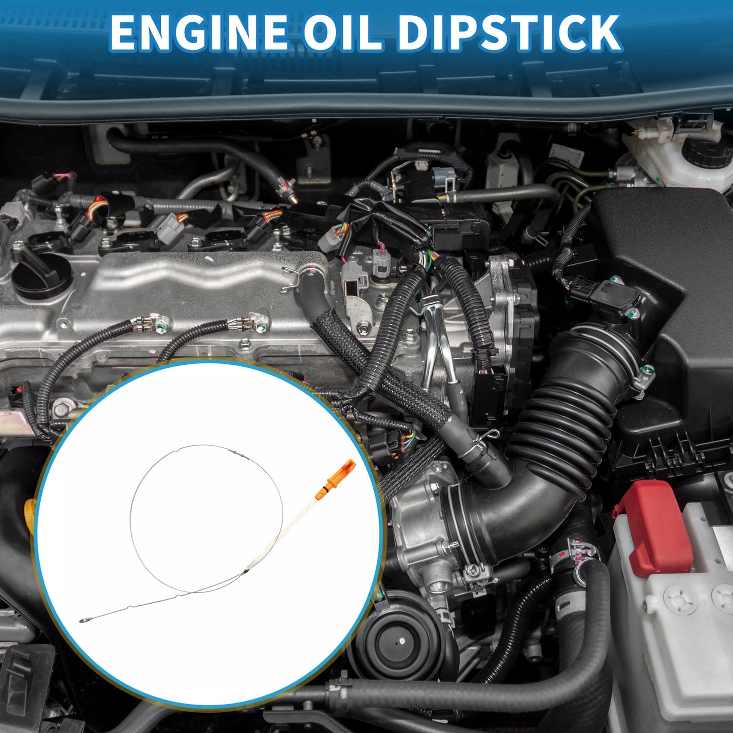 Engine Oil Dipstick No. 53021321AC for Dodge Ram 1500 (2003–2008)