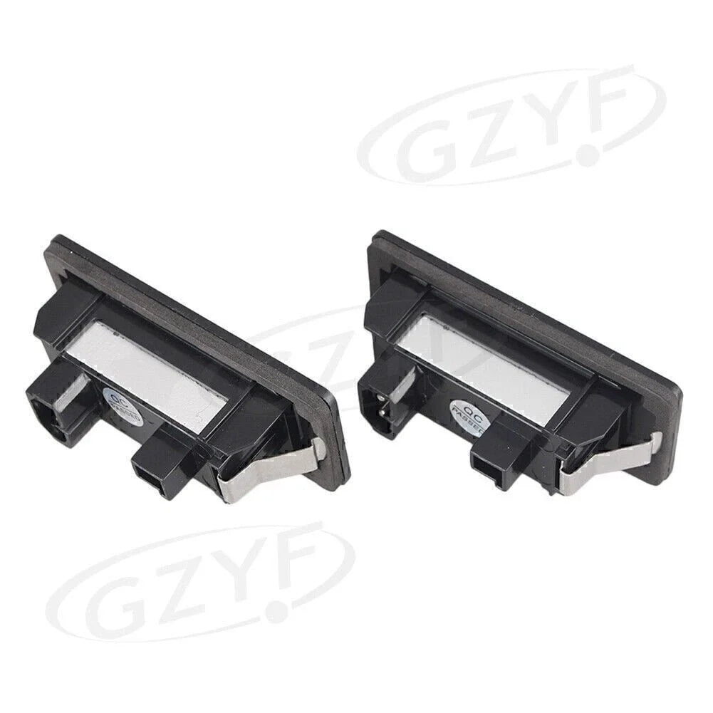 LED License Plate Lights Clear Lens for BMW E82 E90 F10 F25 (2007-2017)