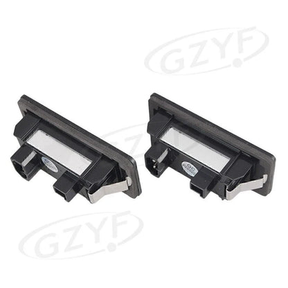 LED License Plate Lights Clear Lens for BMW E82 E90 F10 F25 (2007-2017)