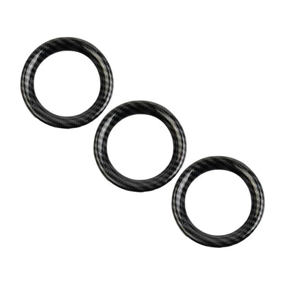 Carbon Fiber Style Dashboard Center Ring Cover for Nissan 370Z (2009-2020)