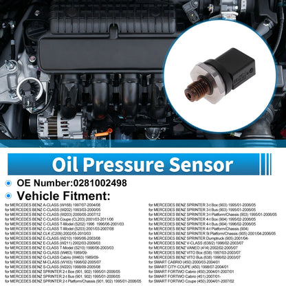 Engine Oil Pressure Sensor No.0281002498 for Mercedes Benz A-Class (1997–2004)