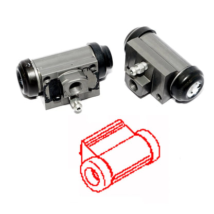 Set of 2 Rear Wheel Brake Cylinders for Nissan Note (2012–2020)