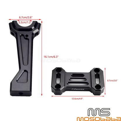 Tall Handlebar Risers w/Top Clamp Cover for Harley Pan America 1250 (2021-2023)