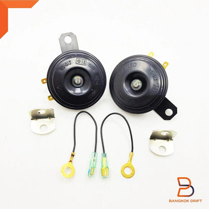 72mm Denso Compact Horn 12V Power Tone 111dB for Car, Bike, Truck