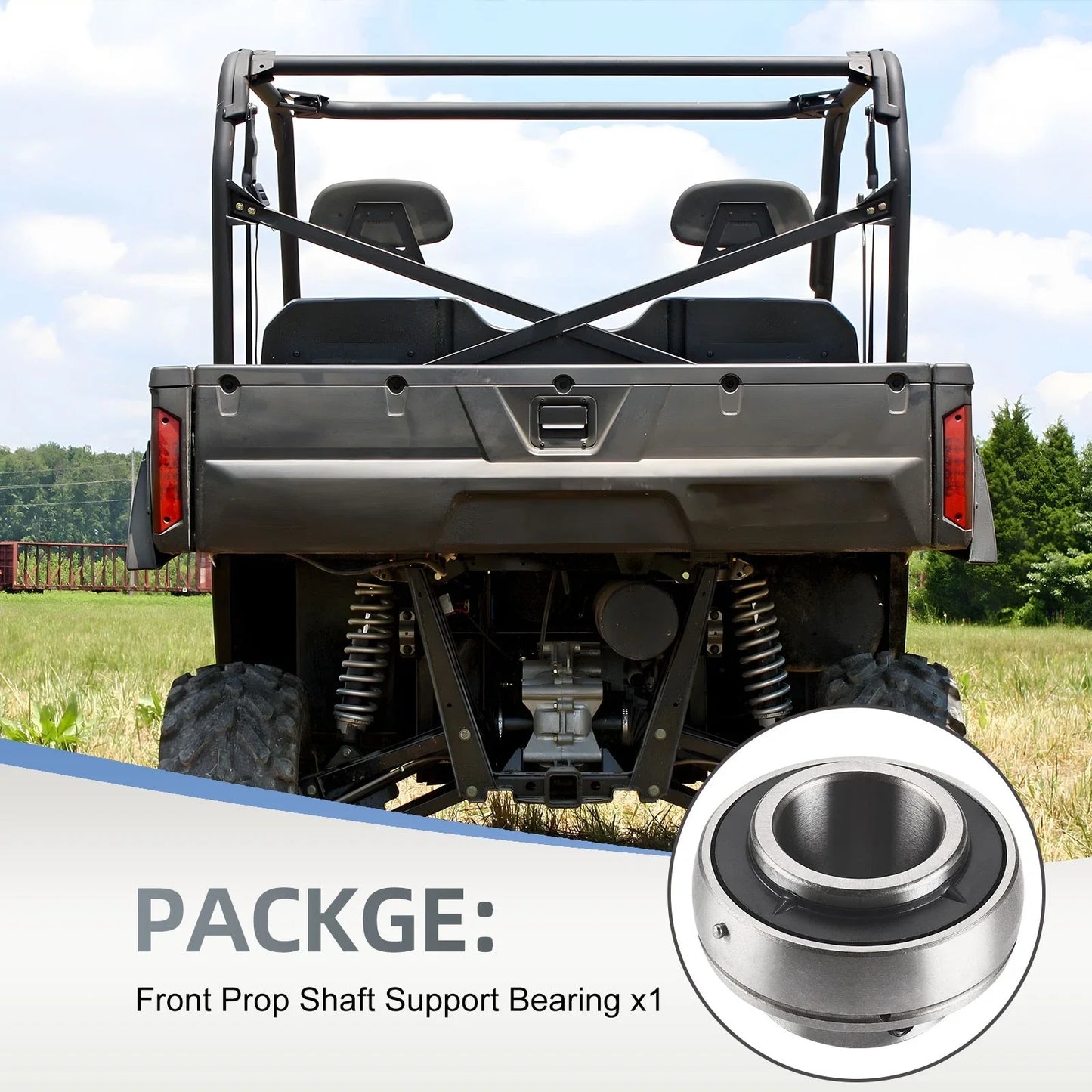 Front Prop Shaft Support Bearing for Polaris RZR Ranger 500/800/900 (2008–2013)