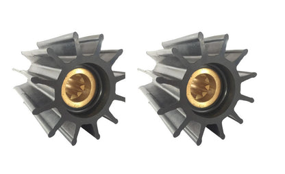 Set of 2 Water Pump Impellers for Caterpillar CAT 3176C 3196 C12