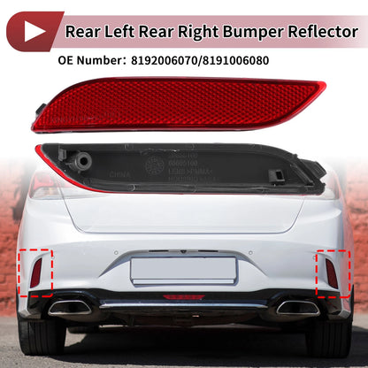 1 Pair Rear Bumper Reflectors for Toyota Camry (No. 8191006080)