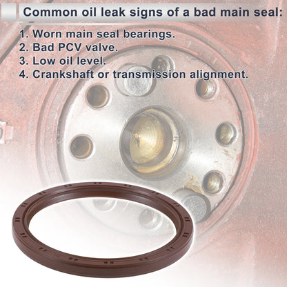 Rear Crankshaft Oil Seal for Chevrolet Malibu (1996–2003) No. 9031195013 NBR Rubber