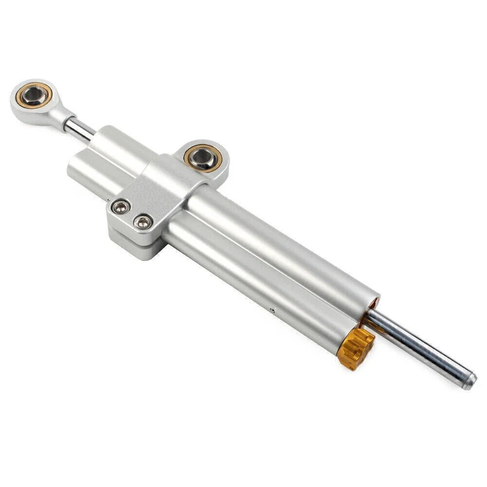 260mm Steering Damper Stabilizer for Motorcycle - Silver
