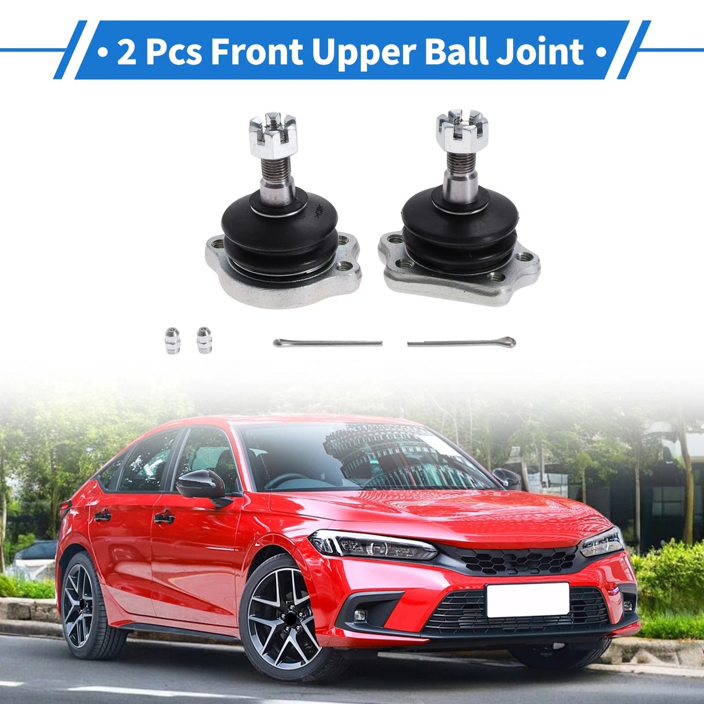 2 Pcs Front Upper Ball Joints for Nissan Pathfinder (1987–1995) No.K9022/4011001G25