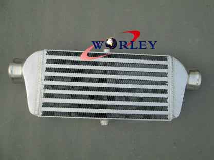Aluminum Turbo Intercooler 280 x 130 x 50 mm 2.2" Inlet/Outlet for Car