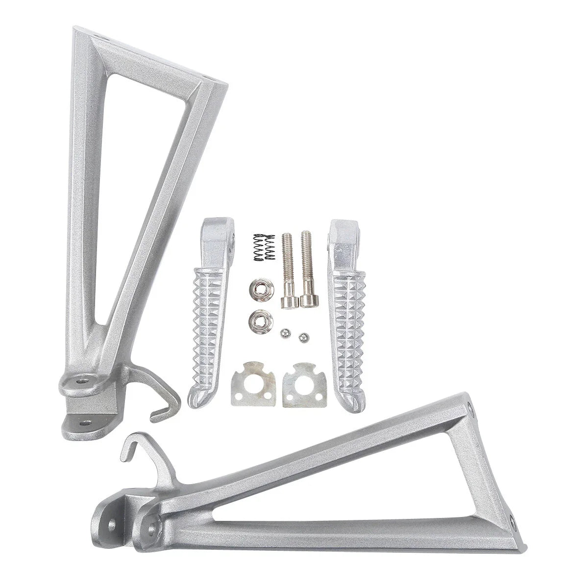 Driver & Passenger Footpegs Footrests Bracket for Yamaha YZF R6 (2006-2016)