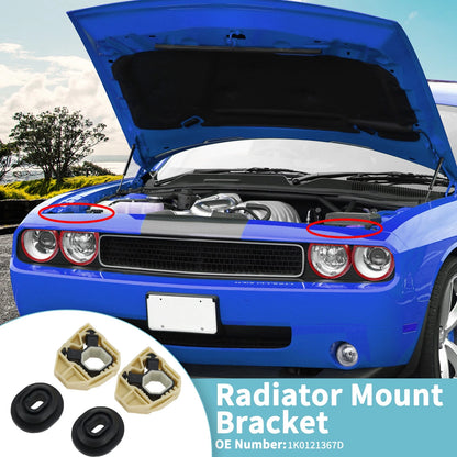Set of 4 Radiator Mount Brackets for Audi A1 (2010–2018) No. 1K0121367D