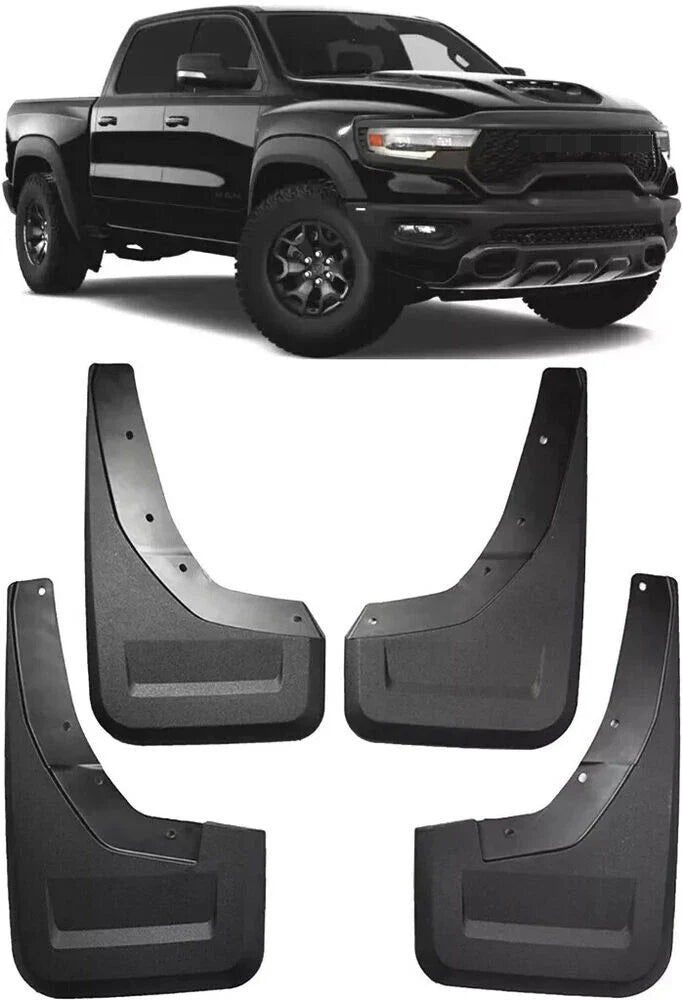 4 x Splash Guards Mud Flaps for Ram 1500 TRX (2021–2024)