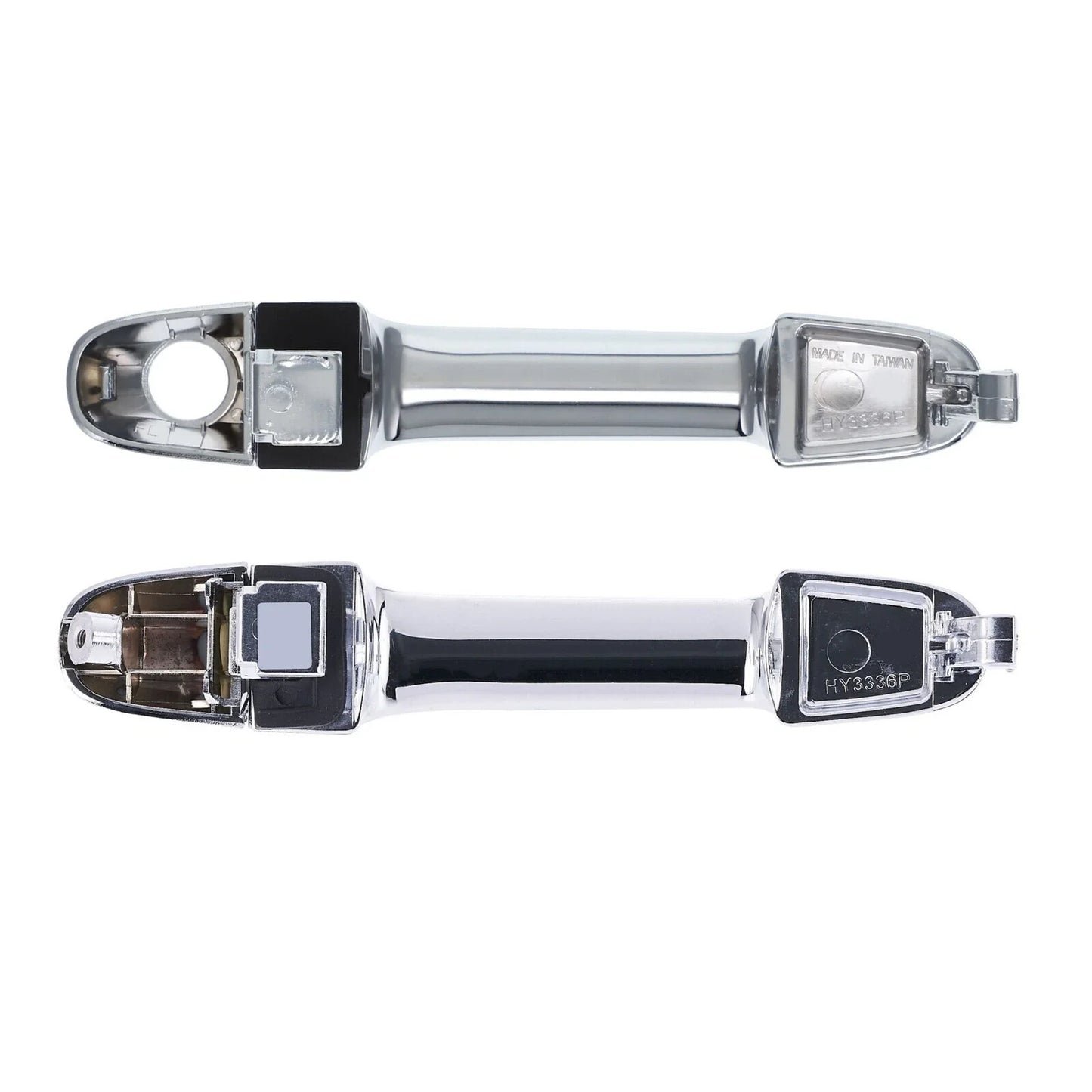 Door Handle Outer 4x Chrome Front Rear Left+Right for Hyundai i30 (2007–2012)