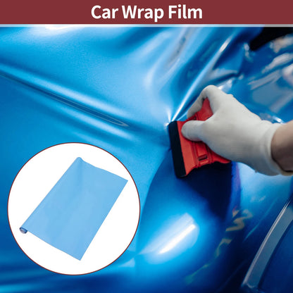 Matte Light Blue Vinyl Wrap Film 61x152cm for Universal Fit (2ft x 5ft)