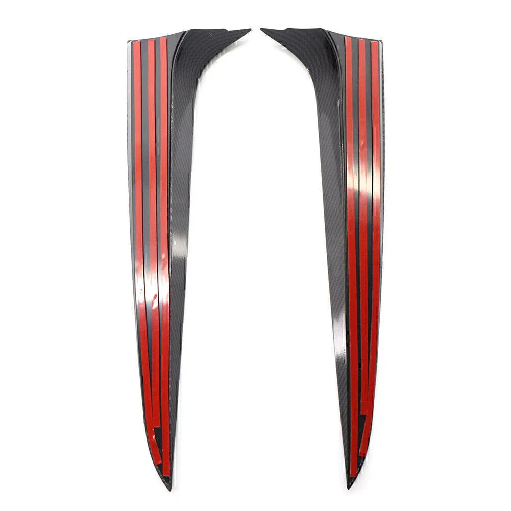 ABS Rear Window Side Spoiler Canard Splitter Trim for BMW X3 (2011-2017)