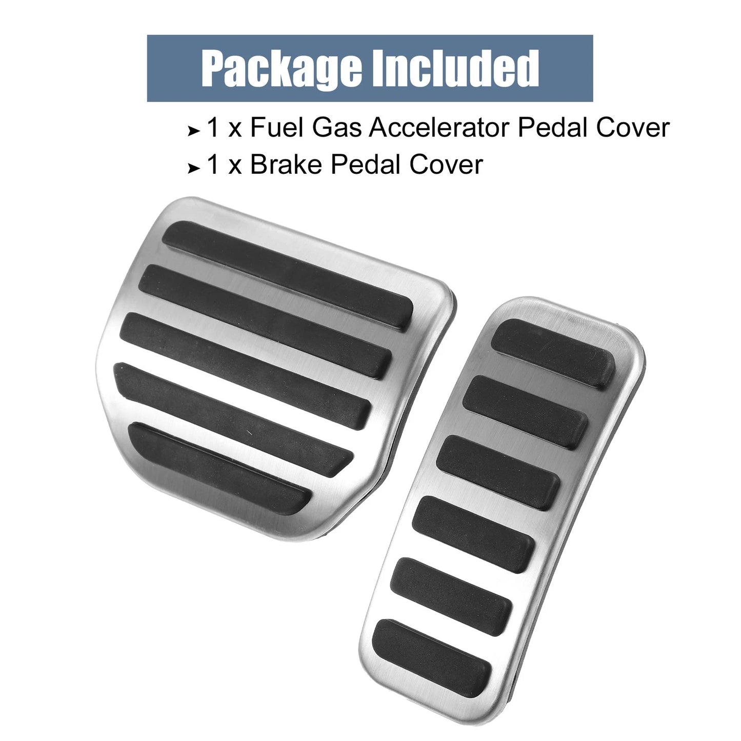 2X Brake Pedal Pad Gas Accelerator Cover for Land Rover Range Rover