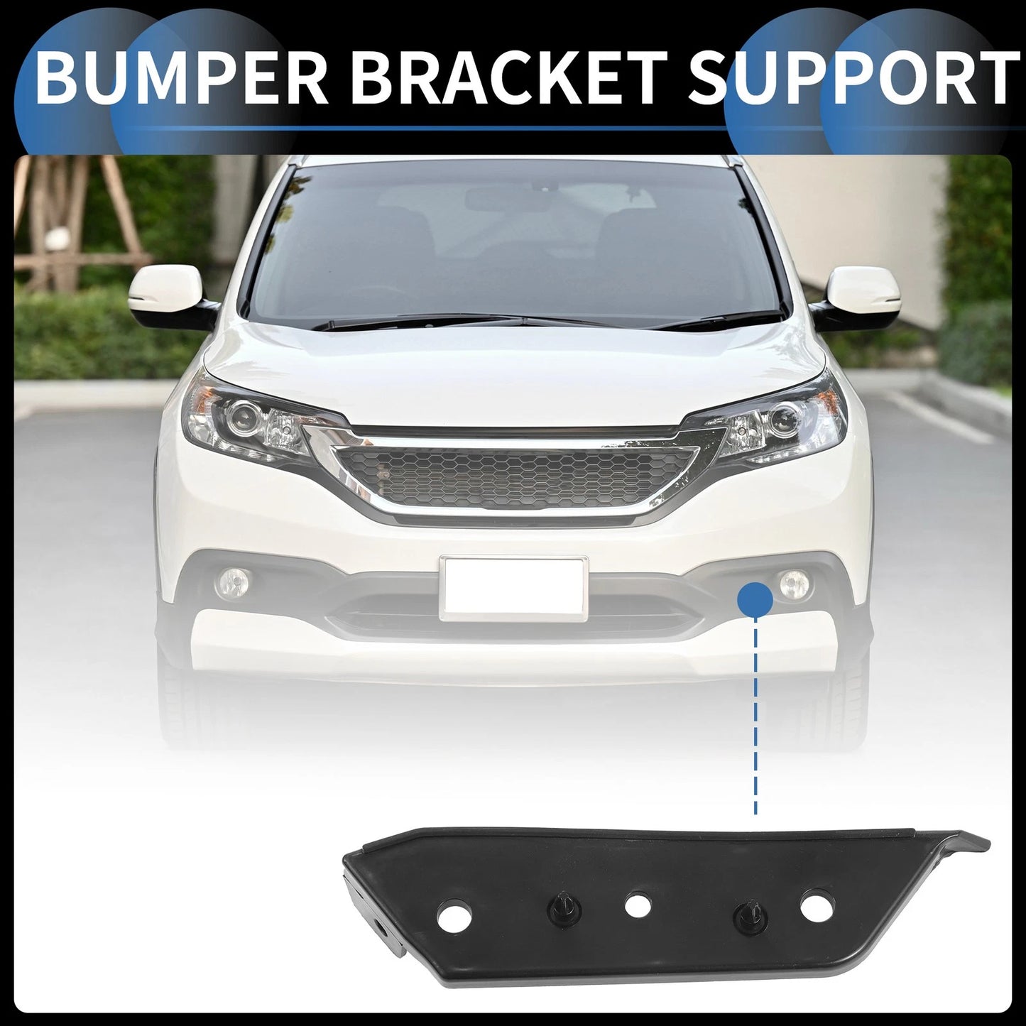 Left Front Bumper Retainer Bracket No.HS7Z17C947AB for Ford Fusion (2017–2020)