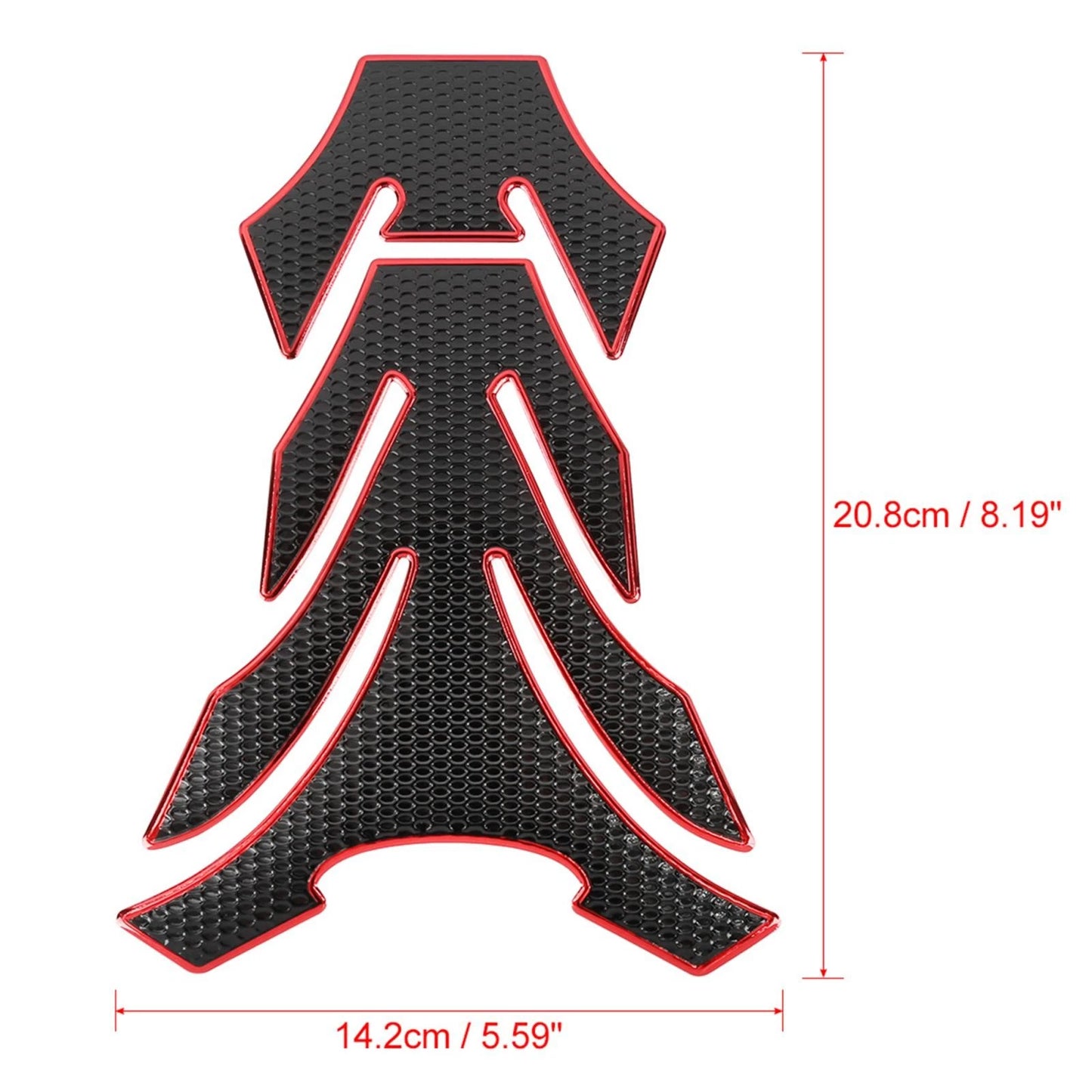 3D PVC Rubber Fuel Tank Protector Pad for Motorcycle