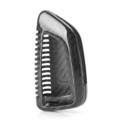 Carbon Fiber Black Remote Key Fob Cover for BMW X5 X6 X5M X6M (2007-2020)