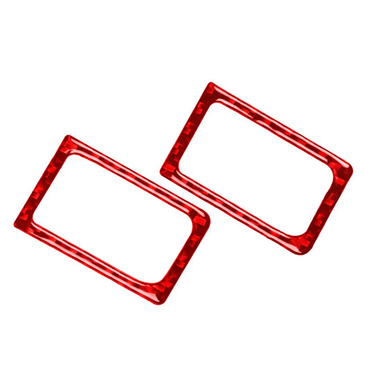 Red Interior Door Lock Pins Frame Cover Trim for Nissan GTR R35 (2008-2020)