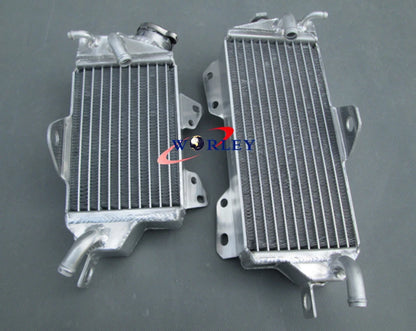 Set of 2 Aluminum Radiators for Kawasaki KX125 (1990–1991)