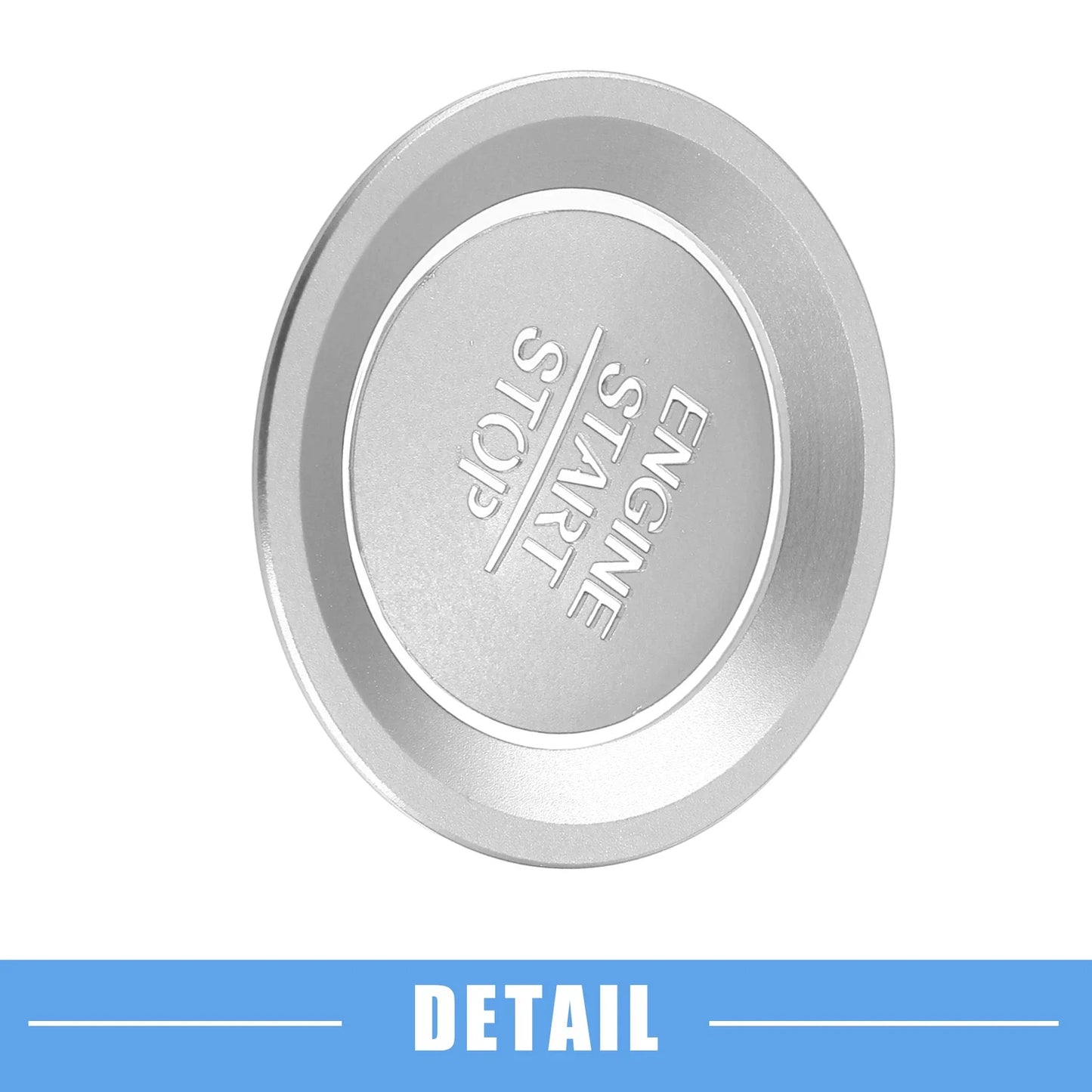 Engine Start Ignition Button Sticker for Honda Accord (2018-2022) Silver Tone