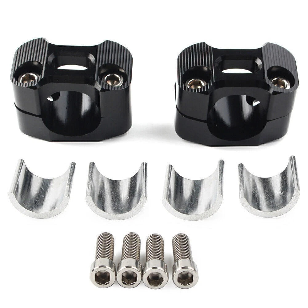 Chrome Motorcycle Handlebar Cup Holder with Mesh Basket Mount Universal
