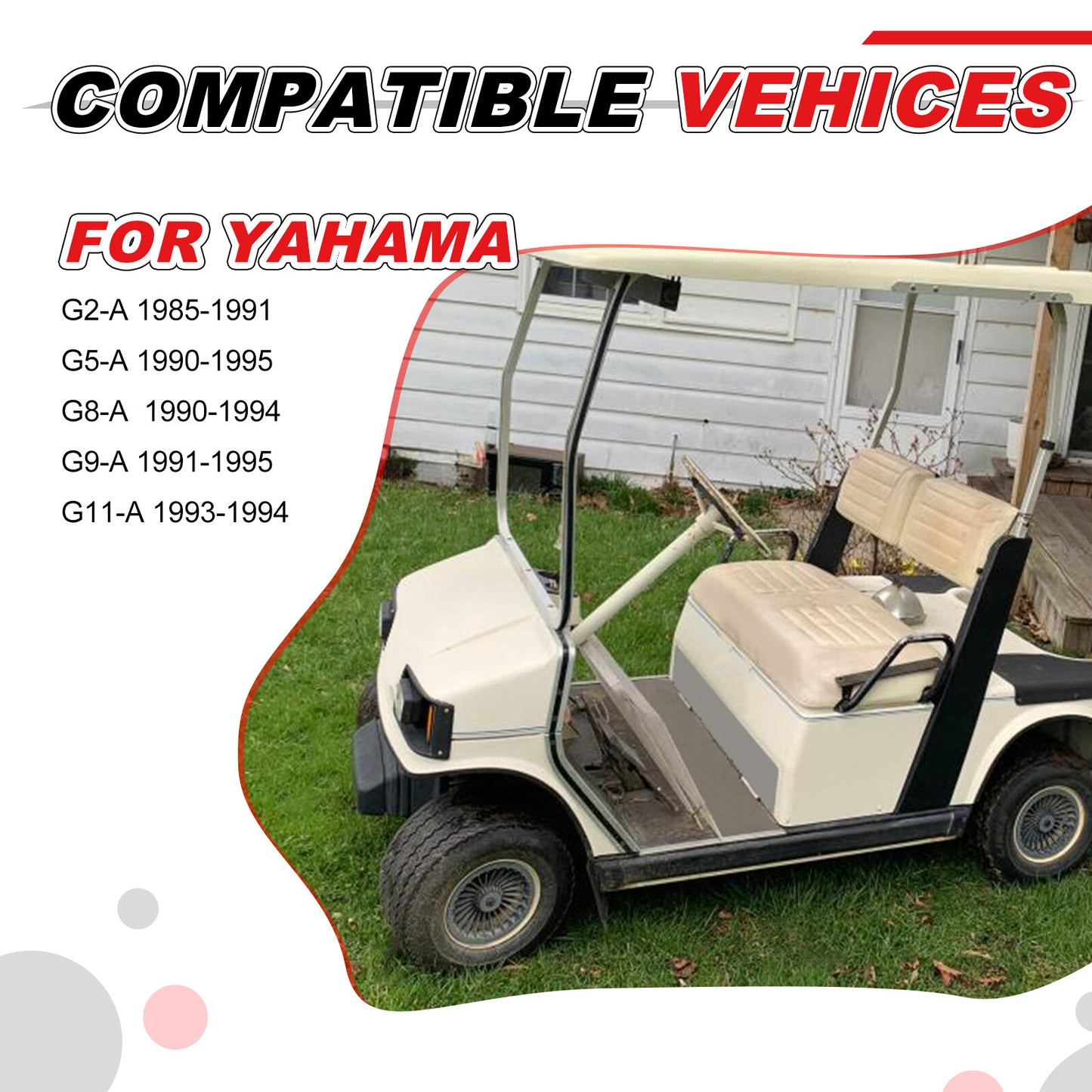 Air Box Cover & Air Cleaner Cover Set for Yamaha Golf Cart (G2–G11)