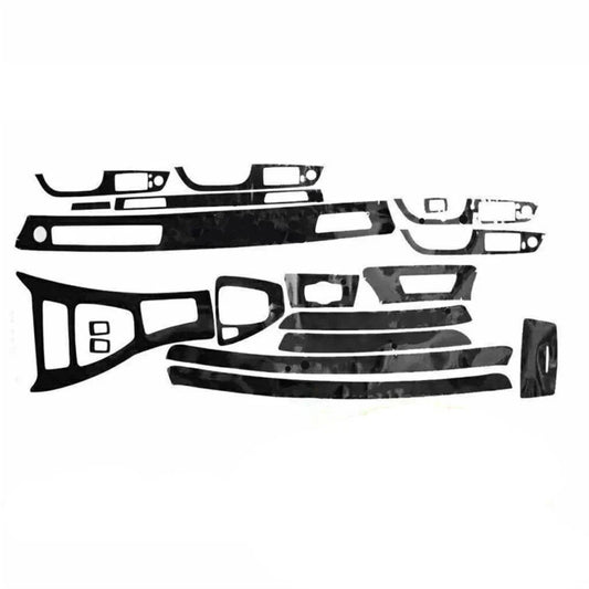Wrap Trim /1 Set/ Car Interior Decal Stickers Gloss Black