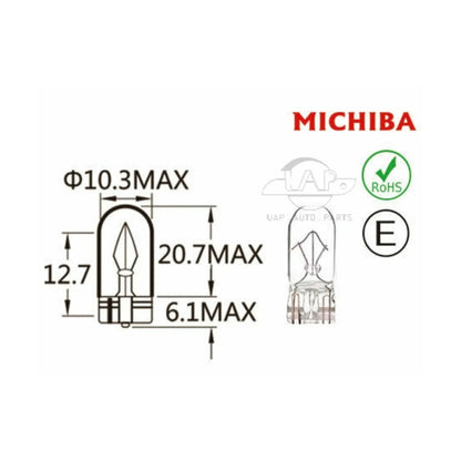 T10 W5W Halogen Bulbs for Interior Lighting (12V)