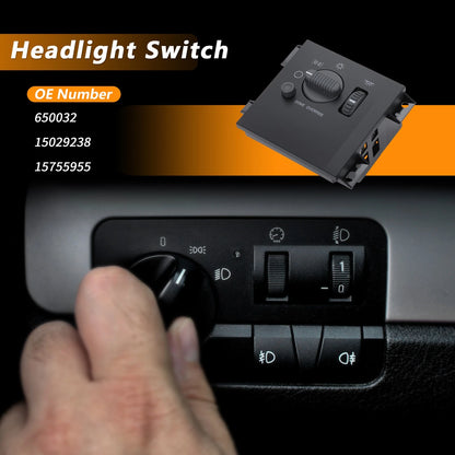 Headlight Switch for GMC Jimmy (1999–2001) No. 650032
