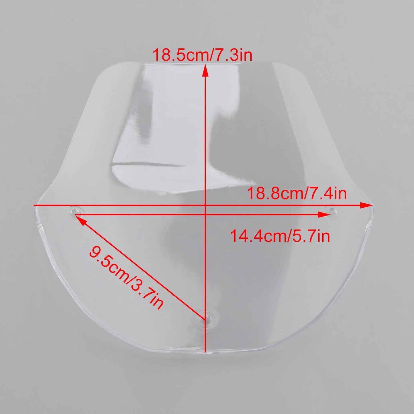 ABS Plastic Windshield + Bracket for Suzuki GSX-8S (2023–2024)
