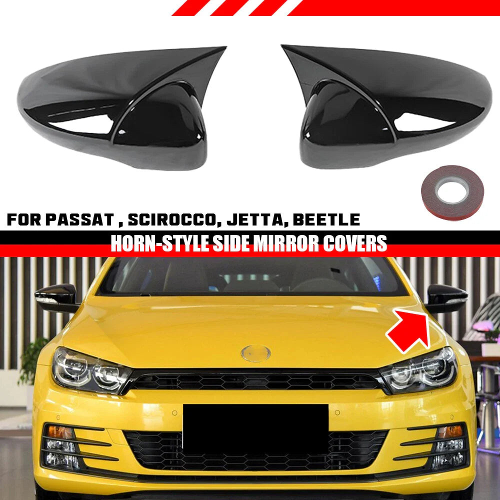 Wing Side Rearview Mirror Cover Cap for Passat, CC, EOS, Beetle (2010–2015)