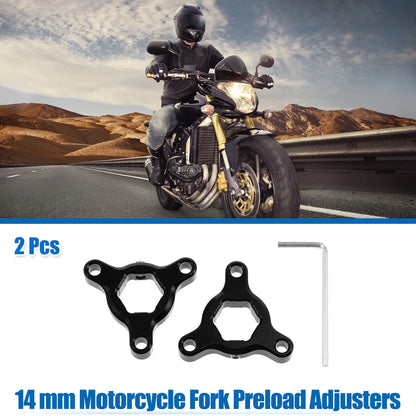 2pcs Fork Preload Adjusters for Motorcycle (Universal)