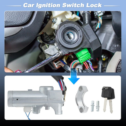 Ignition Lock Cylinder with 2 Keys for Nissan Maxima (1995–1999) No.D870040U11